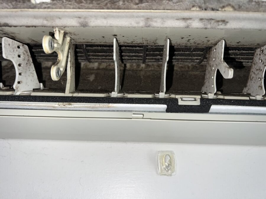 Mould on aircon fan blades